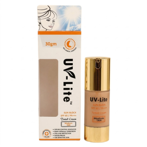 UV Lite Sunblock SPF 60/P Light In Pakistan thumbnail 2