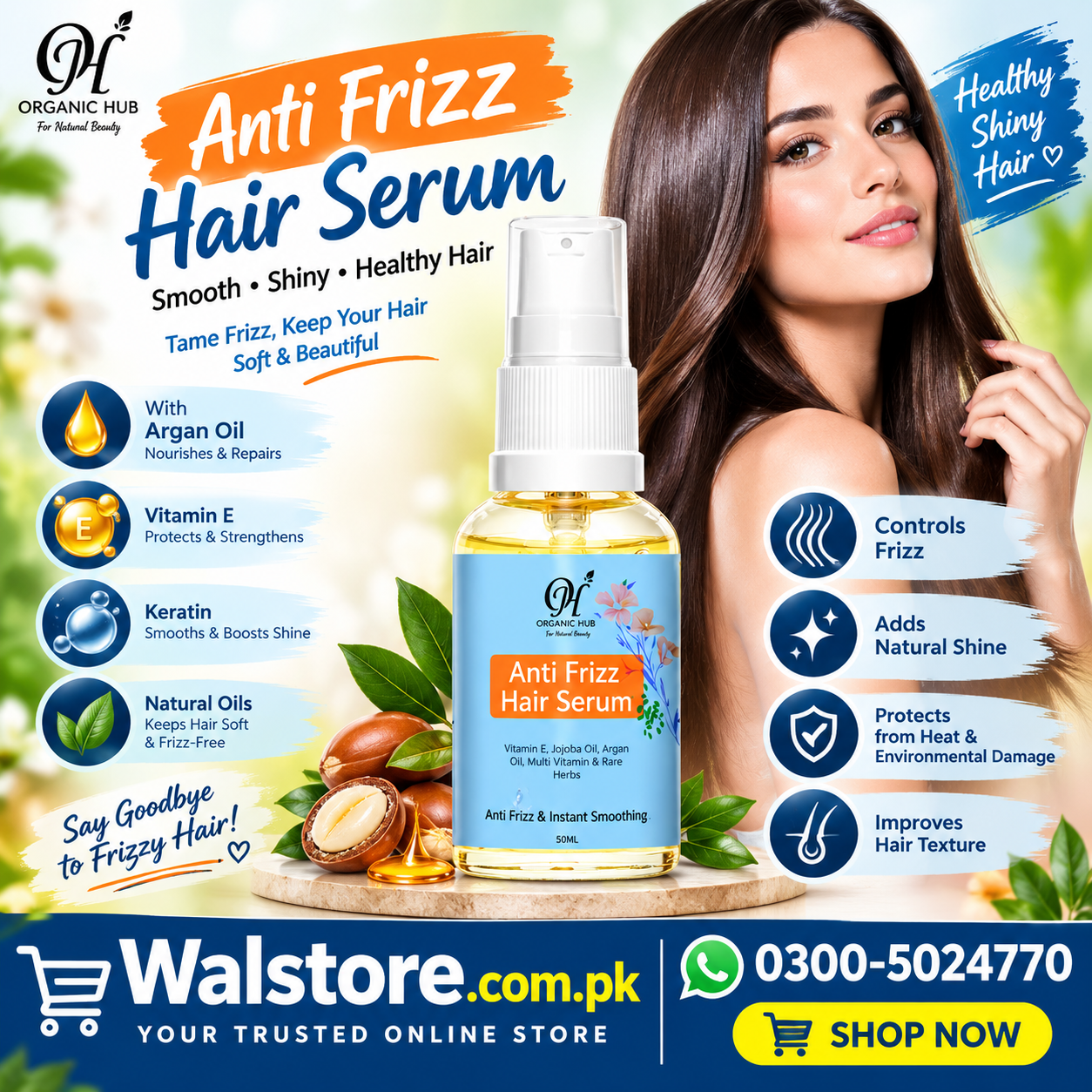 Anti Frizz Hair Serum thumbnail 4