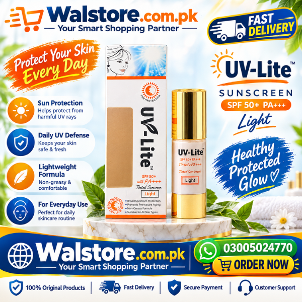 UV Lite Sunblock SPF 60/P Light In Pakistan thumbnail 3