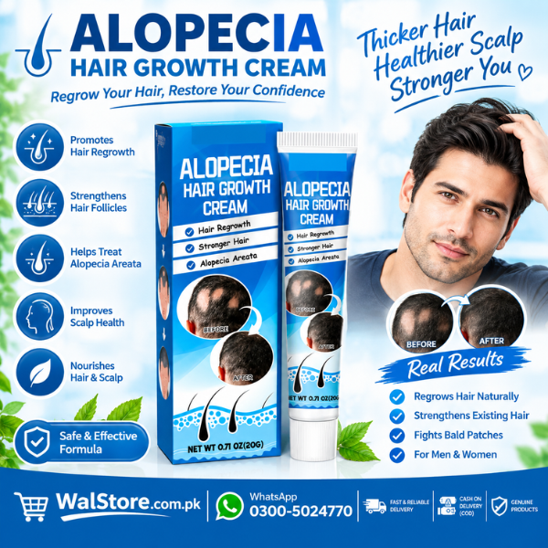 Alopecia Hair Growth Cream Price in Pakistan thumbnail 3