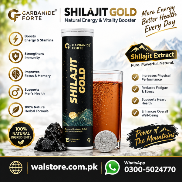 Carbamide Forte Shilajit/Shilajeet Gold Effervescent Tablets In Pakistan thumbnail 3