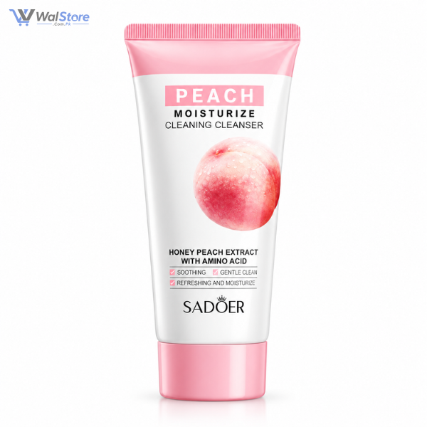 SADOER Refreshing &amp; Moisturizing Honey Peach Cleanser