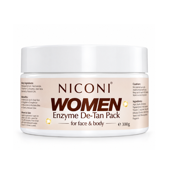 Niconi Women Enzyme De-Tan Pack For Face &amp; Body